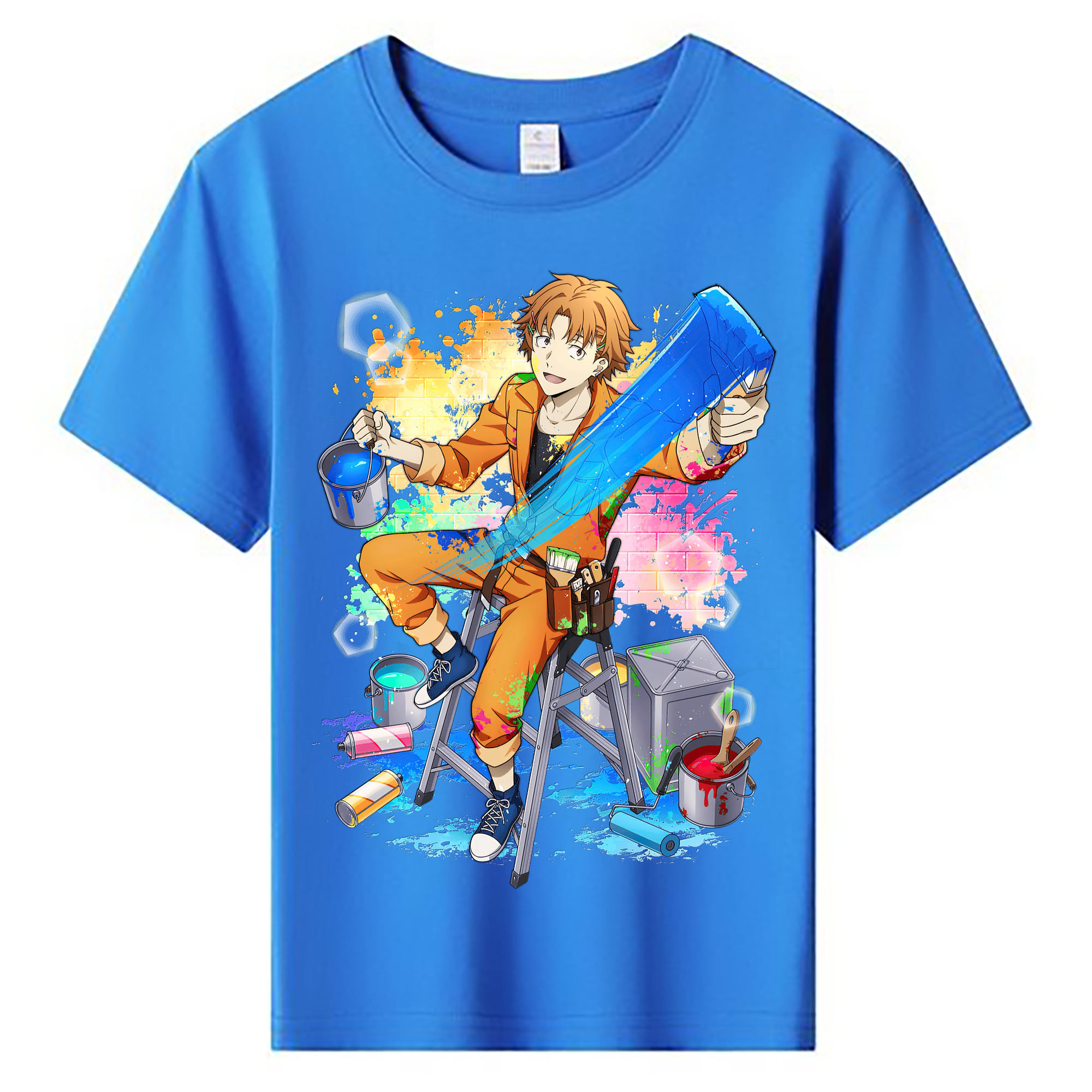 （画像用） 文豪ストレイドッグス Bungo Stray Dogs 綿100％キッズTシャツ（フロントプリント）